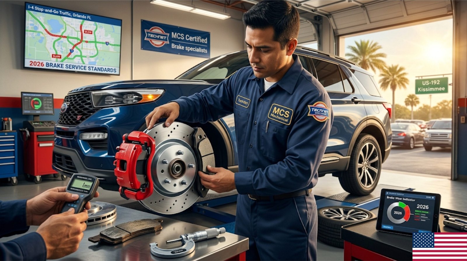 Brake Pad Replacement in Orlando FL: Cost, Signs & What to Expect in 2026