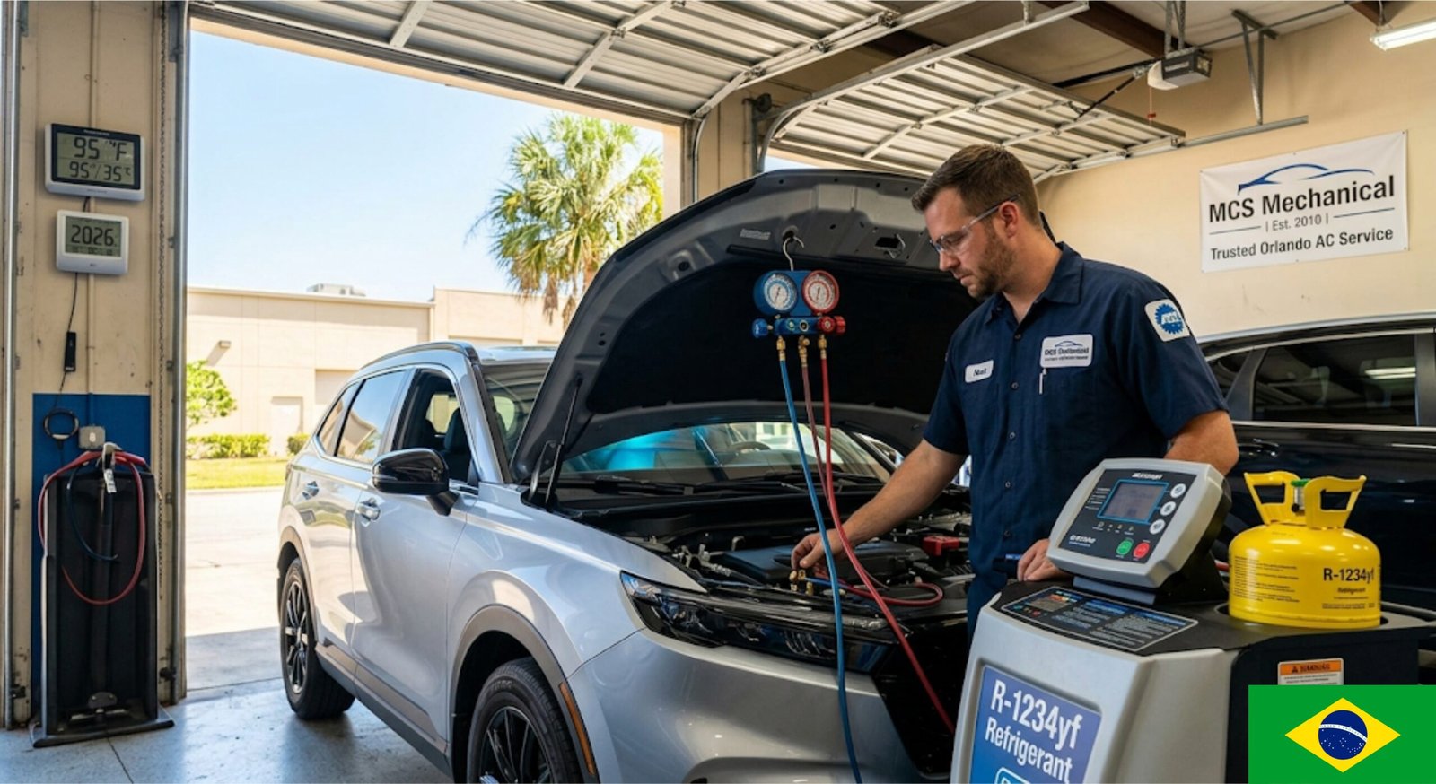 Quanto Custa Recarregar o Ar-Condicionado do Carro em Orlando FL: Guia 2026