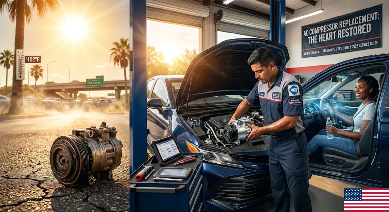 Car AC Compressor Replacement in Orlando FL: Signs, Cost & What to Expect 2026