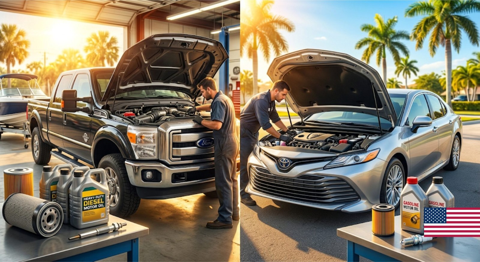 Diesel vs Gasoline Engine Maintenance in Florida: Cost Comparison 2026