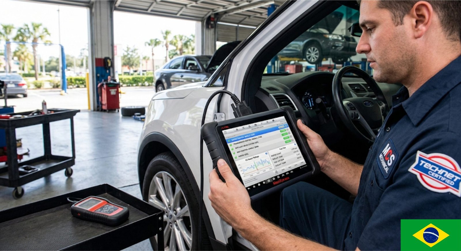 O Que um Scanner de Diagnóstico Realmente Verifica? Códigos OBD2 Explicados (Guia de Orlando)